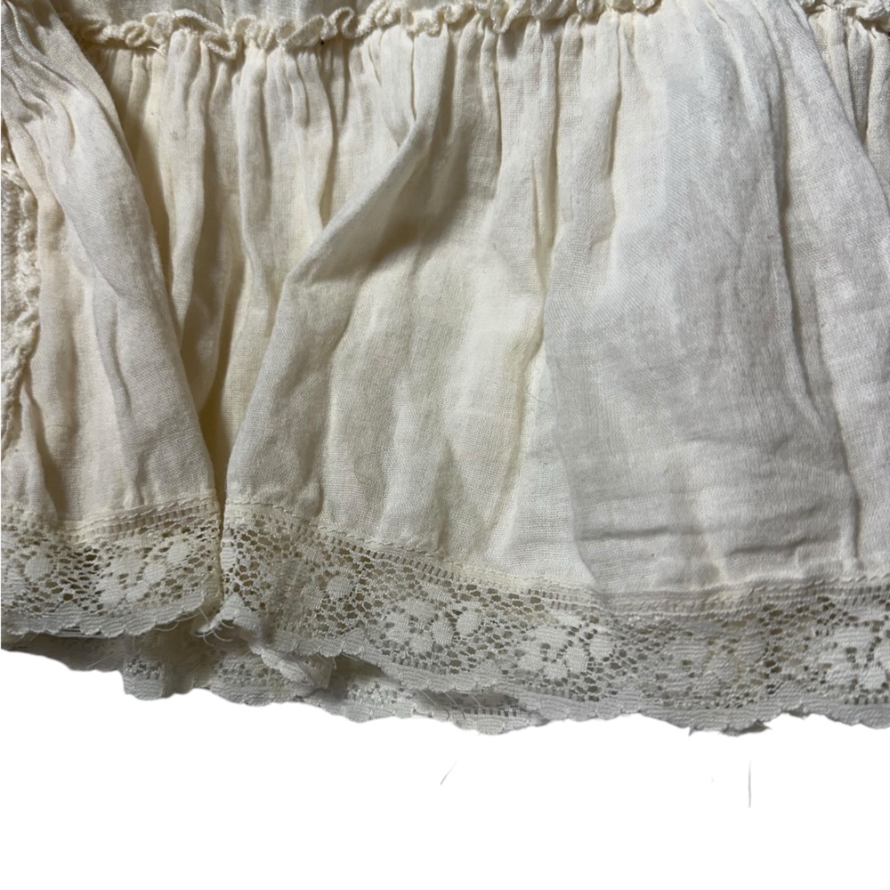 Vanilla Star Boho Bohemian Split Front Button Down Sleeveless Tank Top small - Picture 7 of 12